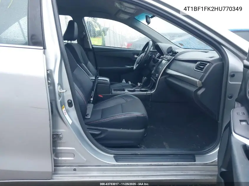 4T1BF1FK2HU770349 2017 Toyota Camry Se