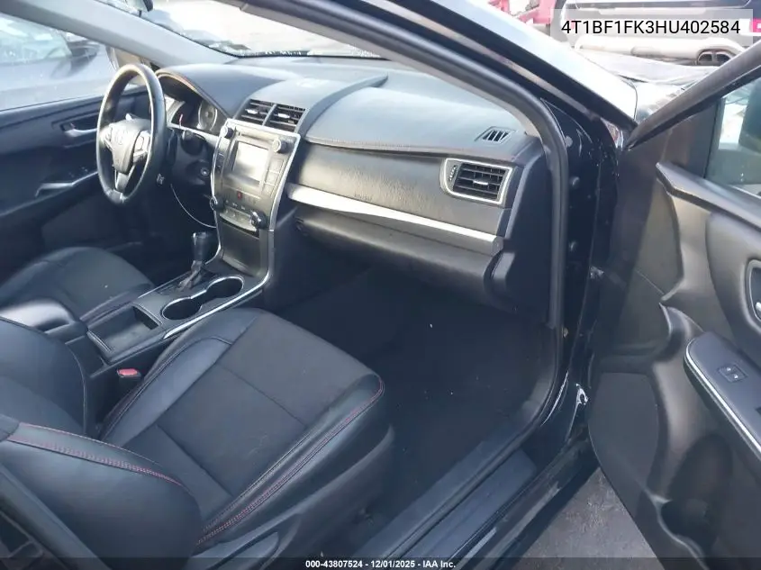 4T1BF1FK3HU402584 2017 Toyota Camry Se