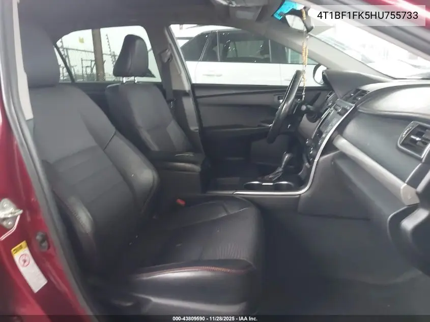 4T1BF1FK5HU755733 2017 Toyota Camry Se