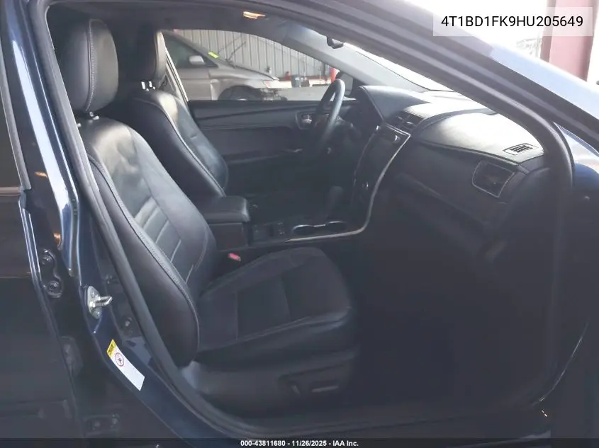 4T1BD1FK9HU205649 2017 Toyota Camry Hybrid Xle