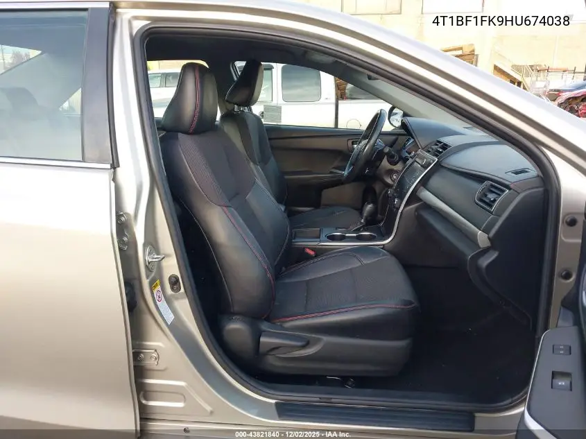 4T1BF1FK9HU674038 2017 Toyota Camry Se