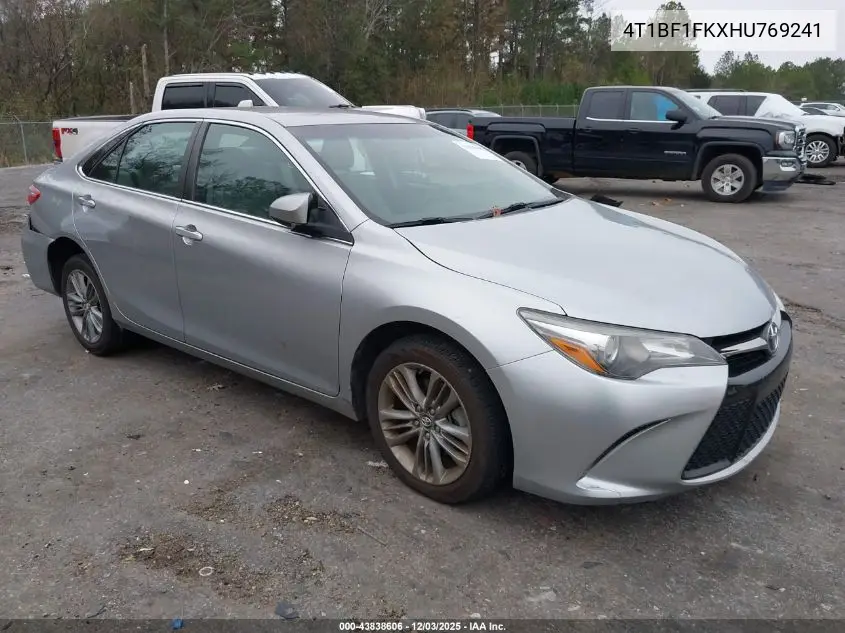 4T1BF1FKXHU769241 2017 Toyota Camry Se