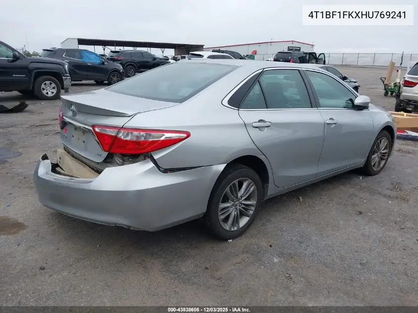 4T1BF1FKXHU769241 2017 Toyota Camry Se