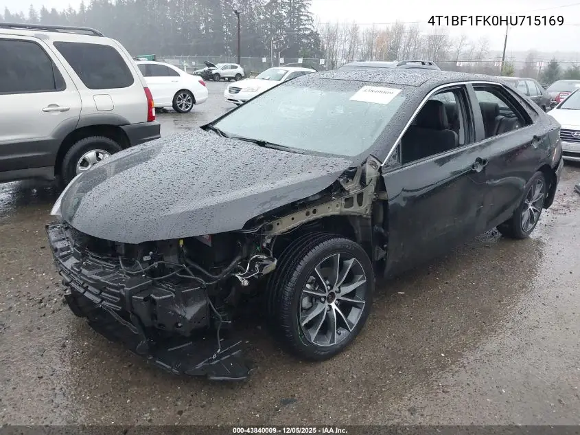 4T1BF1FK0HU715169 2017 Toyota Camry Xse