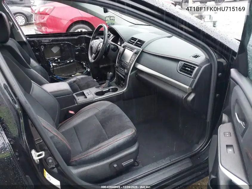 4T1BF1FK0HU715169 2017 Toyota Camry Xse