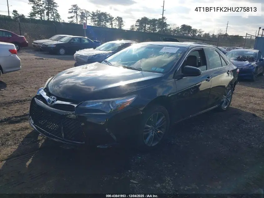 4T1BF1FK2HU275813 2017 Toyota Camry Se