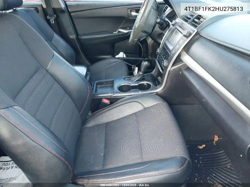 4T1BF1FK2HU275813 2017 Toyota Camry Se