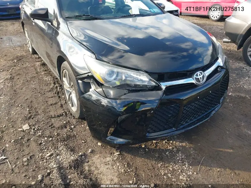 4T1BF1FK2HU275813 2017 Toyota Camry Se