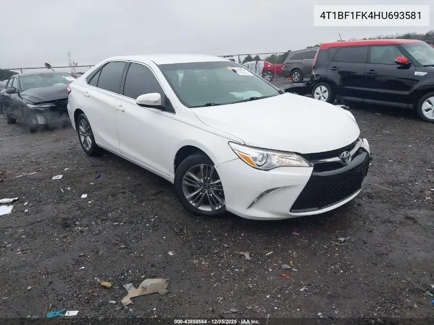 4T1BF1FK4HU693581 2017 Toyota Camry Se