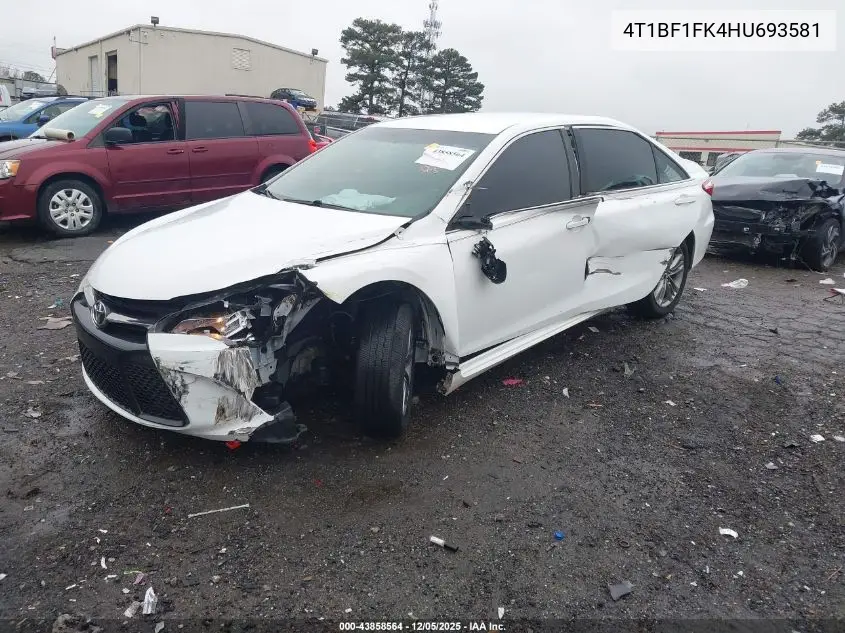 4T1BF1FK4HU693581 2017 Toyota Camry Se