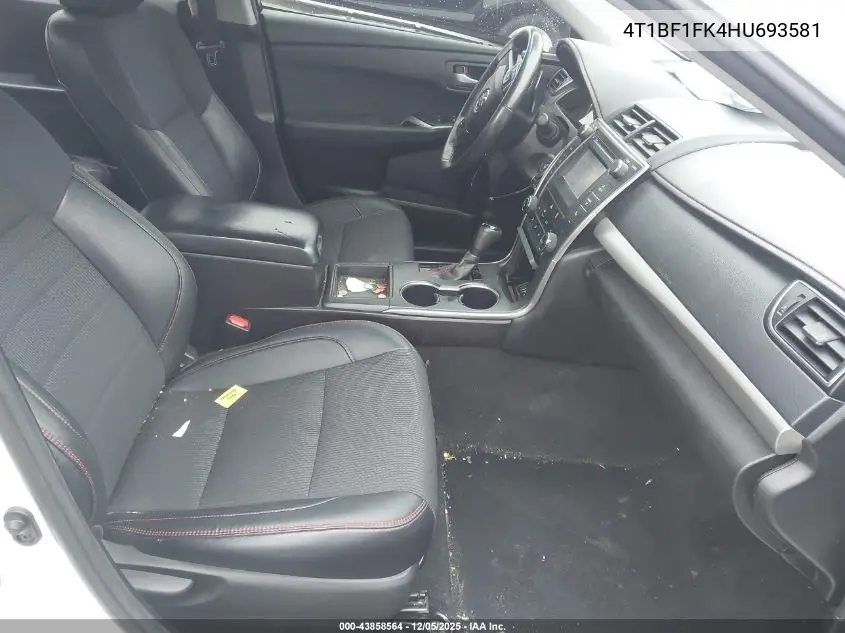 4T1BF1FK4HU693581 2017 Toyota Camry Se