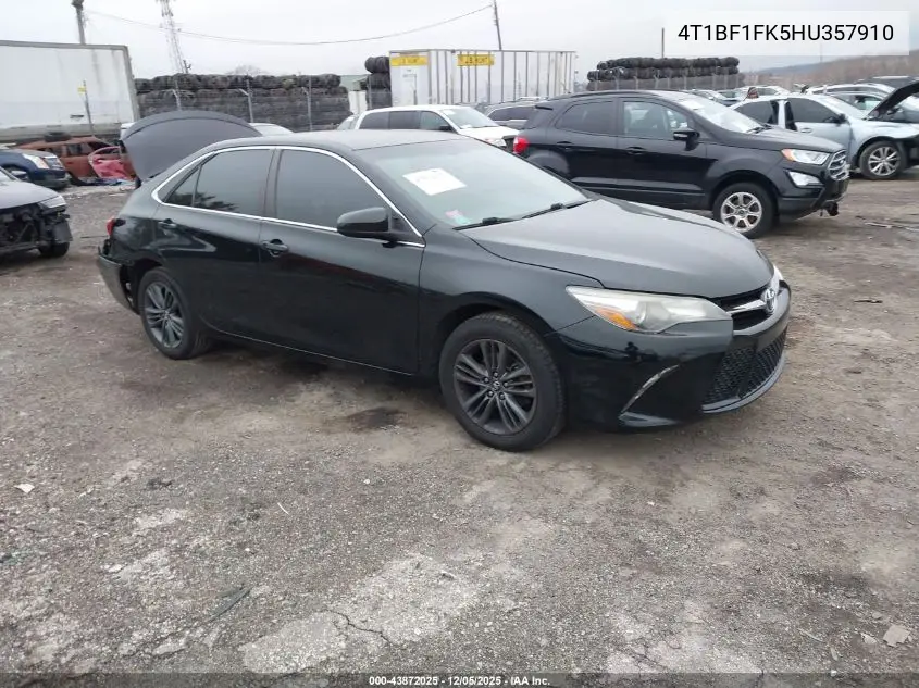 4T1BF1FK5HU357910 2017 Toyota Camry Se