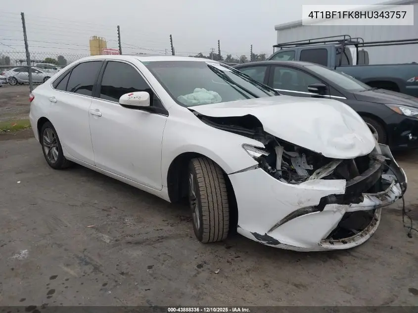 4T1BF1FK8HU343757 2017 Toyota Camry Se