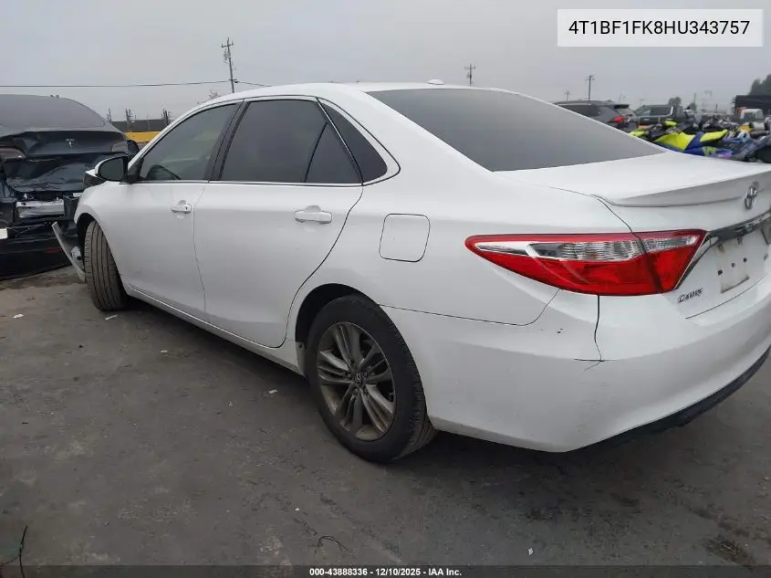 4T1BF1FK8HU343757 2017 Toyota Camry Se