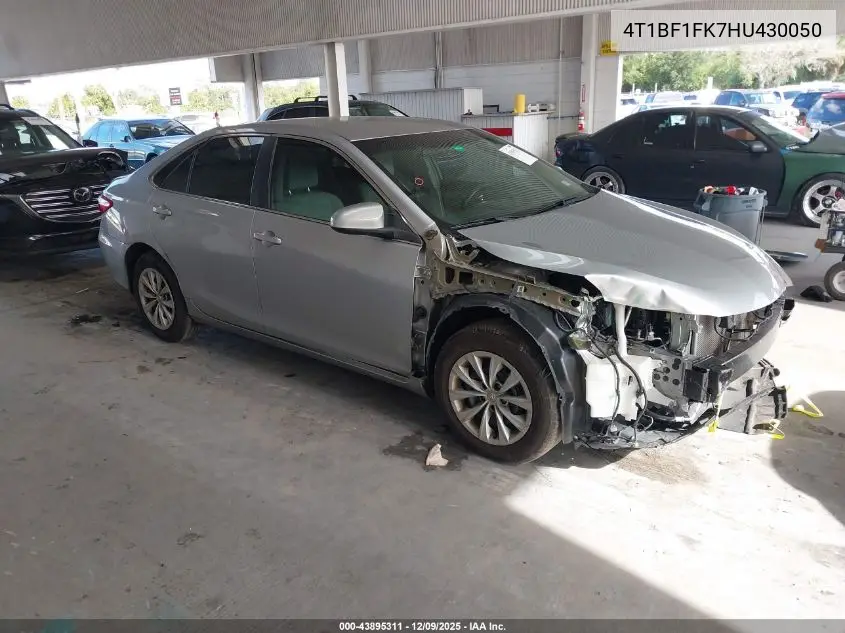 4T1BF1FK7HU430050 2017 Toyota Camry Le