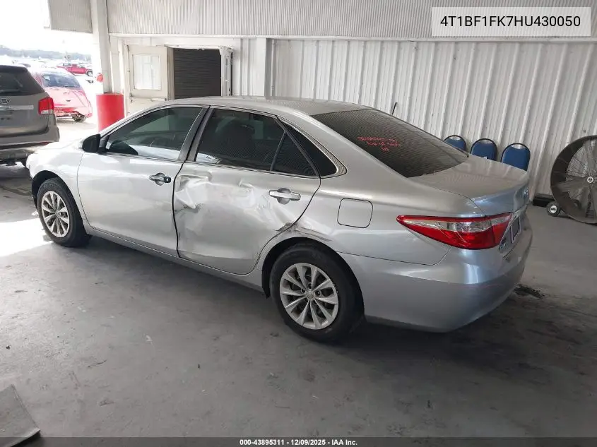 4T1BF1FK7HU430050 2017 Toyota Camry Le