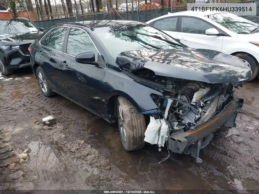 4T1BF1FKGHU339514 2017 Toyota Camry Se