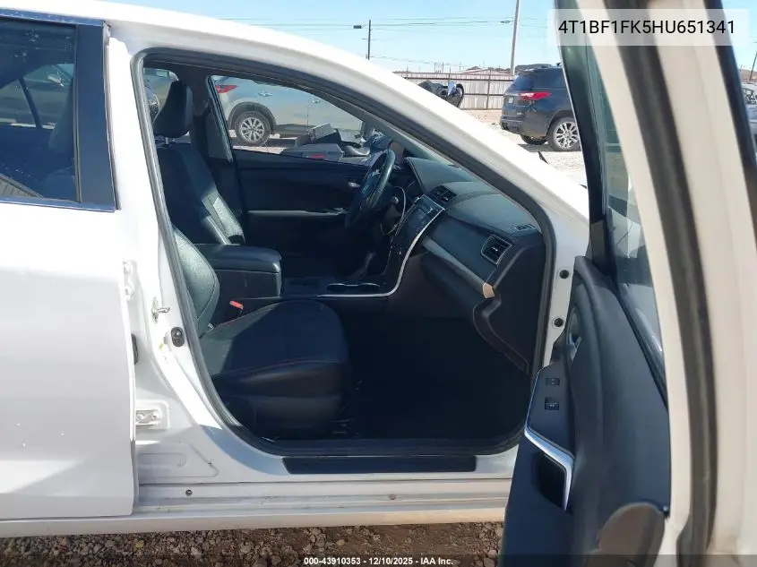 4T1BF1FK5HU651341 2017 Toyota Camry Se