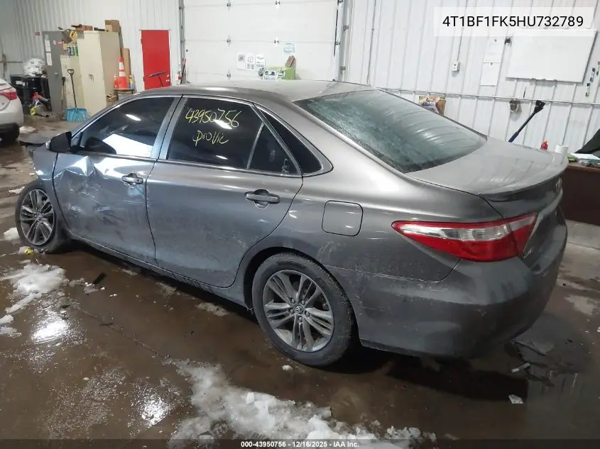 4T1BF1FK5HU732789 2017 Toyota Camry Se