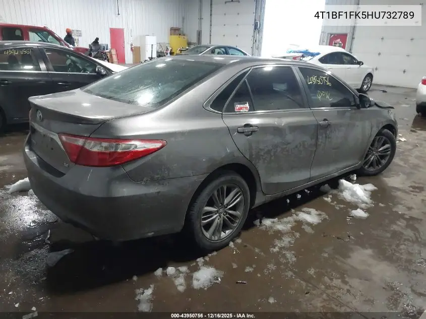 4T1BF1FK5HU732789 2017 Toyota Camry Se