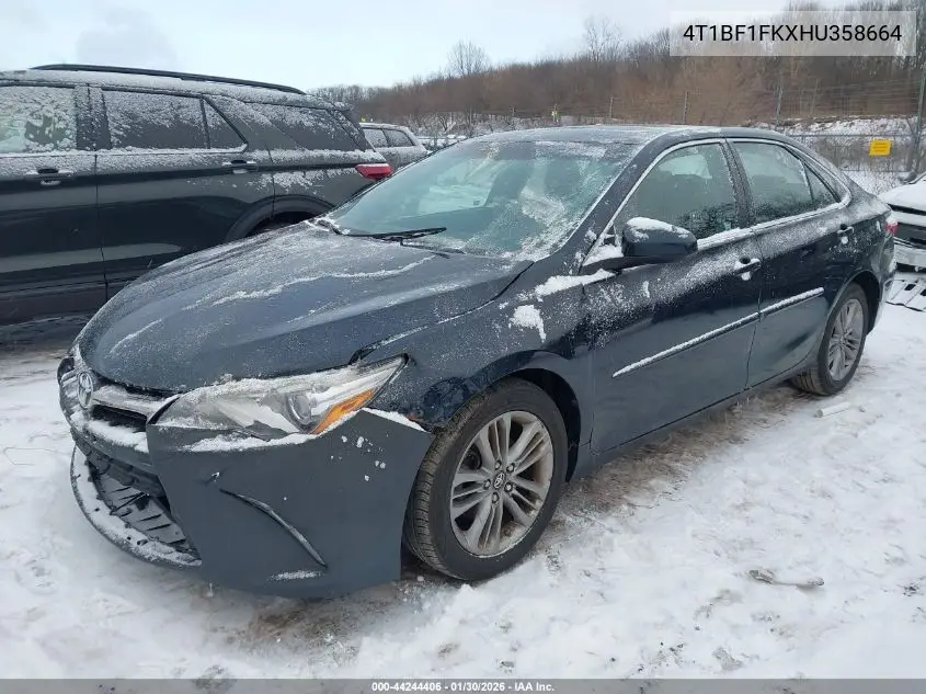 4T1BF1FKXHU358664 2017 Toyota Camry Se