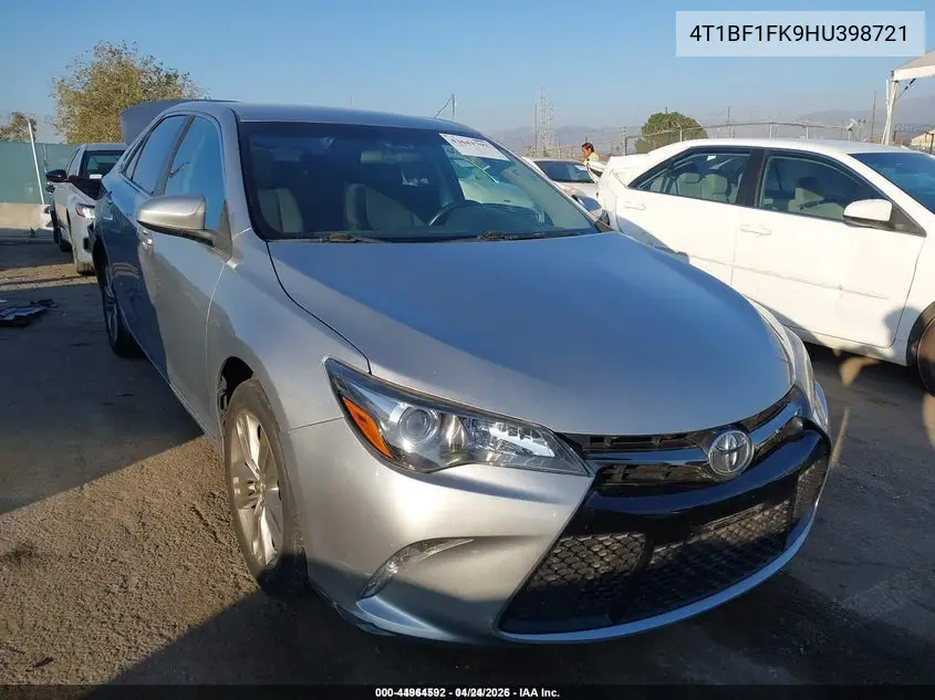4T1BF1FK9HU398721 2017 Toyota Camry Se