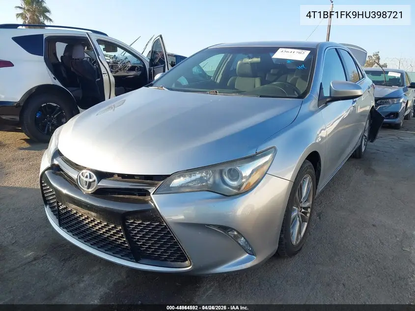 4T1BF1FK9HU398721 2017 Toyota Camry Se