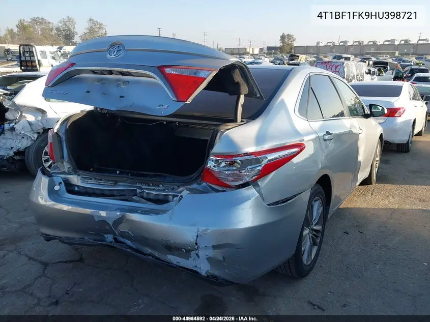 4T1BF1FK9HU398721 2017 Toyota Camry Se