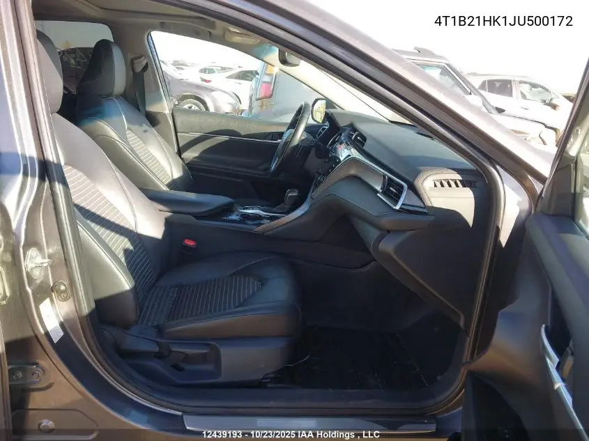 4T1B21HK1JU500172 2018 Toyota Camry Hybrid/Le/Xle/Se