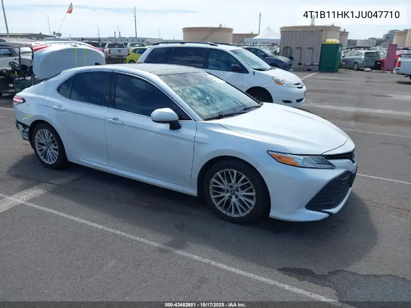 4T1B11HK1JU047710 2018 Toyota Camry Xle