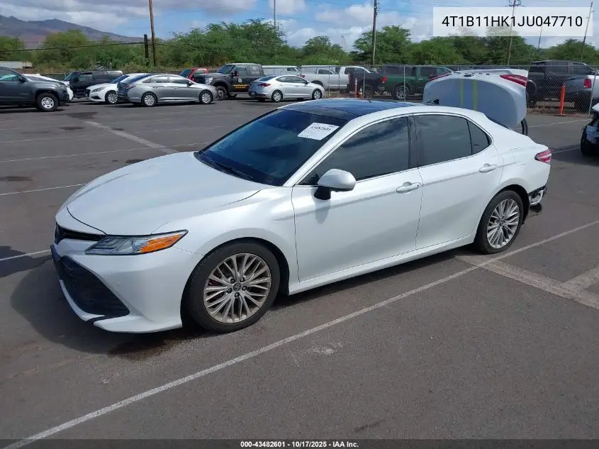 4T1B11HK1JU047710 2018 Toyota Camry Xle