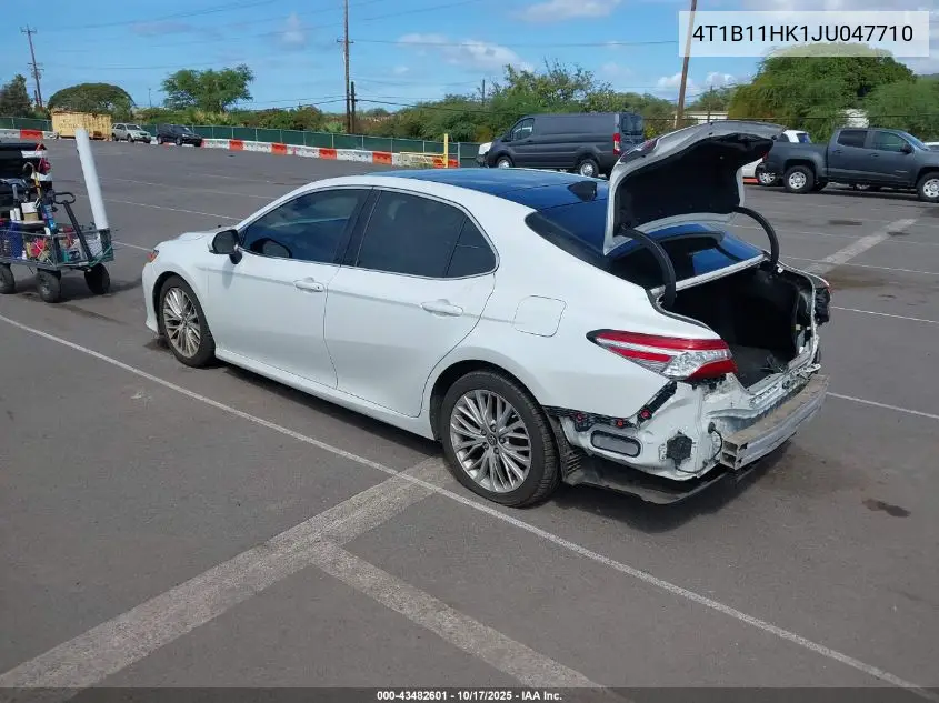 4T1B11HK1JU047710 2018 Toyota Camry Xle