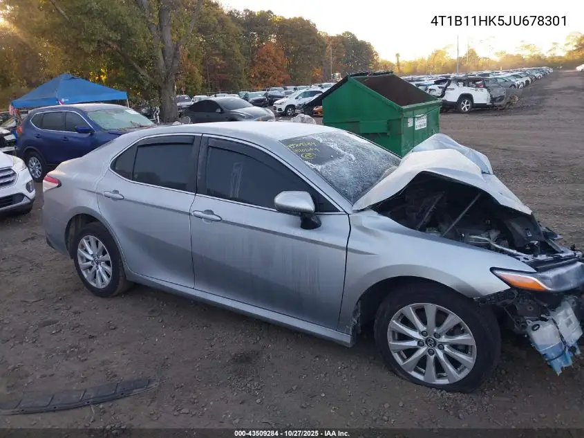 4T1B11HK5JU678301 2018 Toyota Camry Le