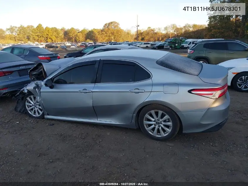 4T1B11HK5JU678301 2018 Toyota Camry Le