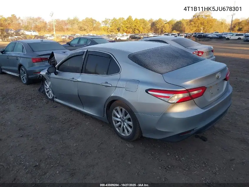 4T1B11HK5JU678301 2018 Toyota Camry Le