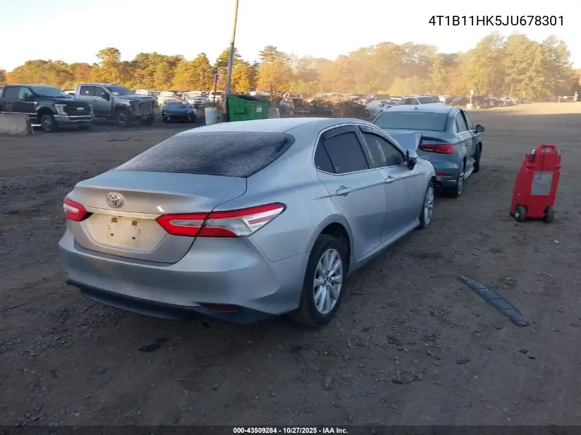4T1B11HK5JU678301 2018 Toyota Camry Le