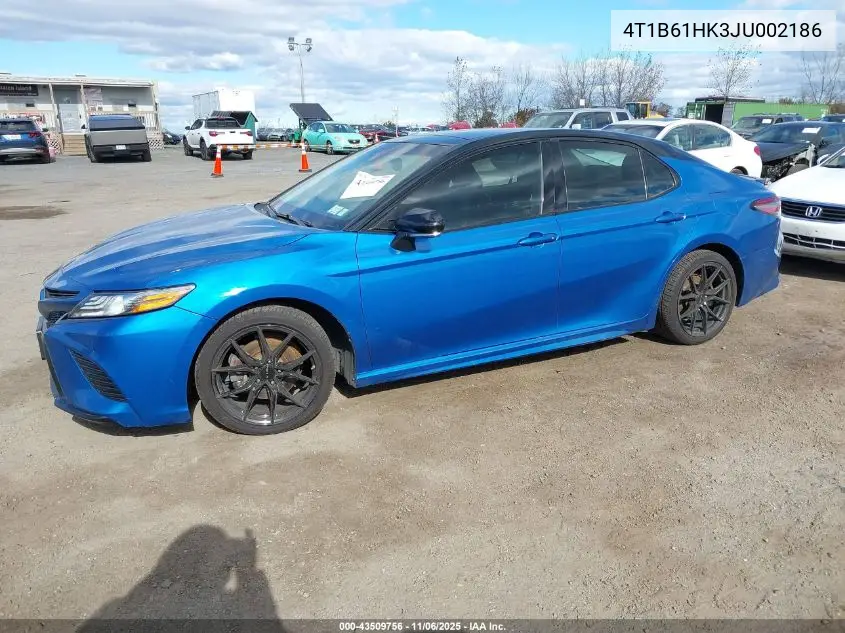 4T1B61HK3JU002186 2018 Toyota Camry Xse