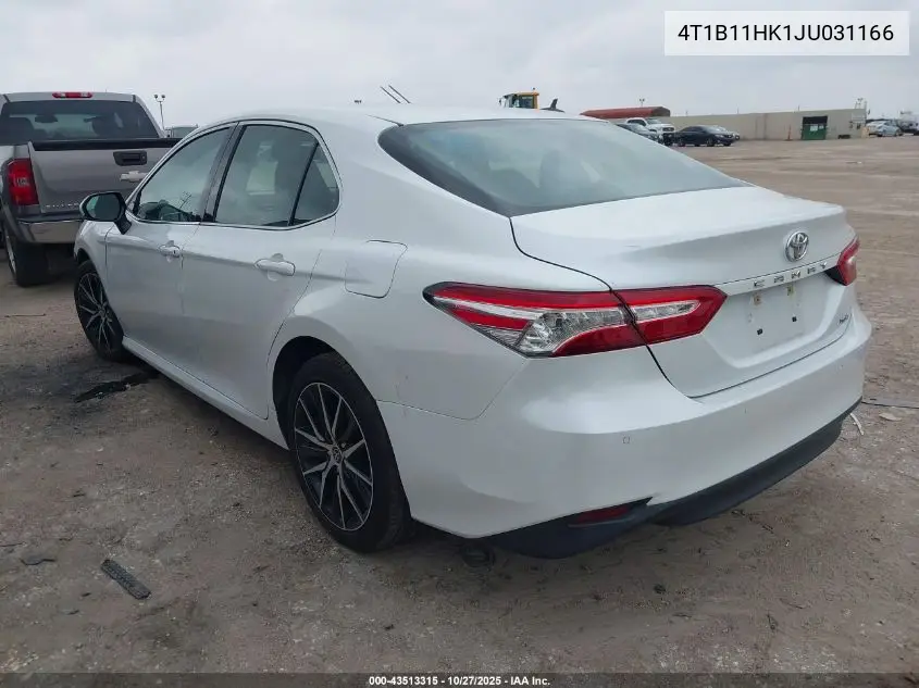 4T1B11HK1JU031166 2018 Toyota Camry Xle