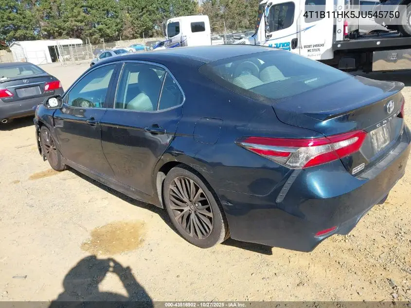 4T1B11HK5JU545750 2018 Toyota Camry Se