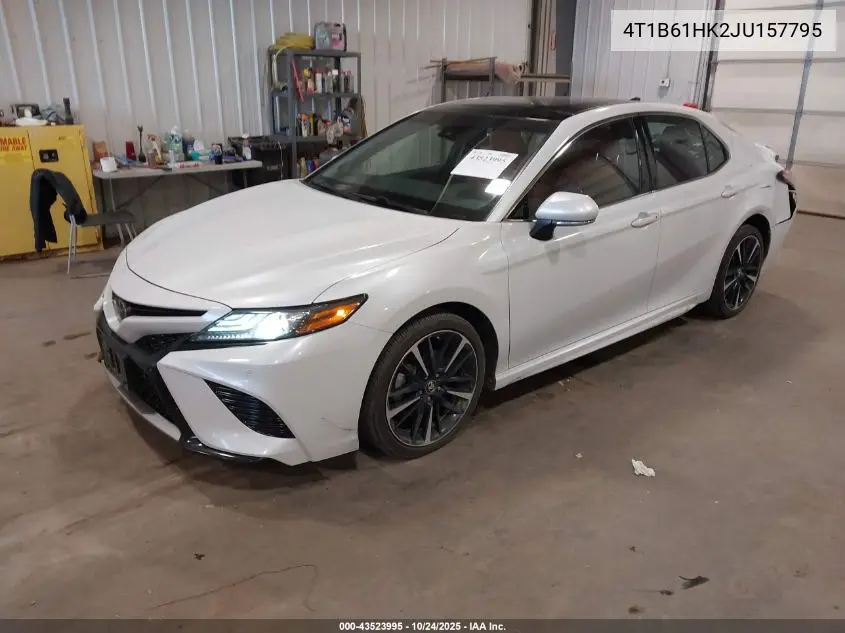 4T1B61HK2JU157795 2018 Toyota Camry Xse