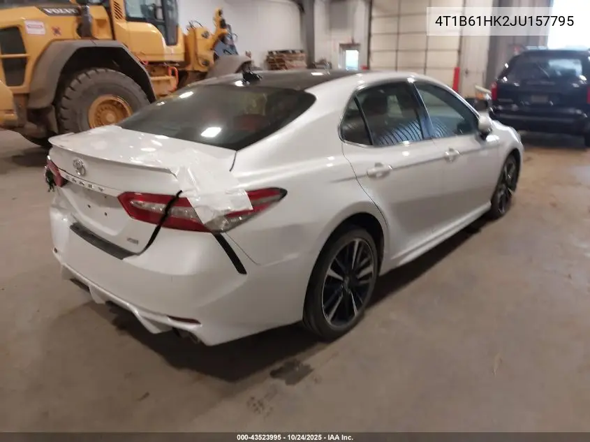 4T1B61HK2JU157795 2018 Toyota Camry Xse