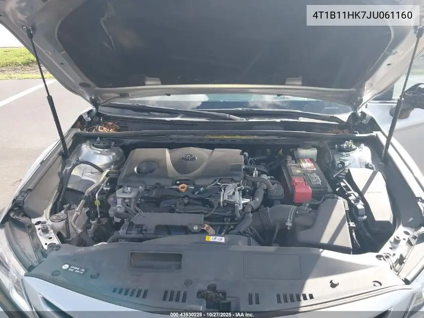 4T1B11HK7JU061160 2018 Toyota Camry Se