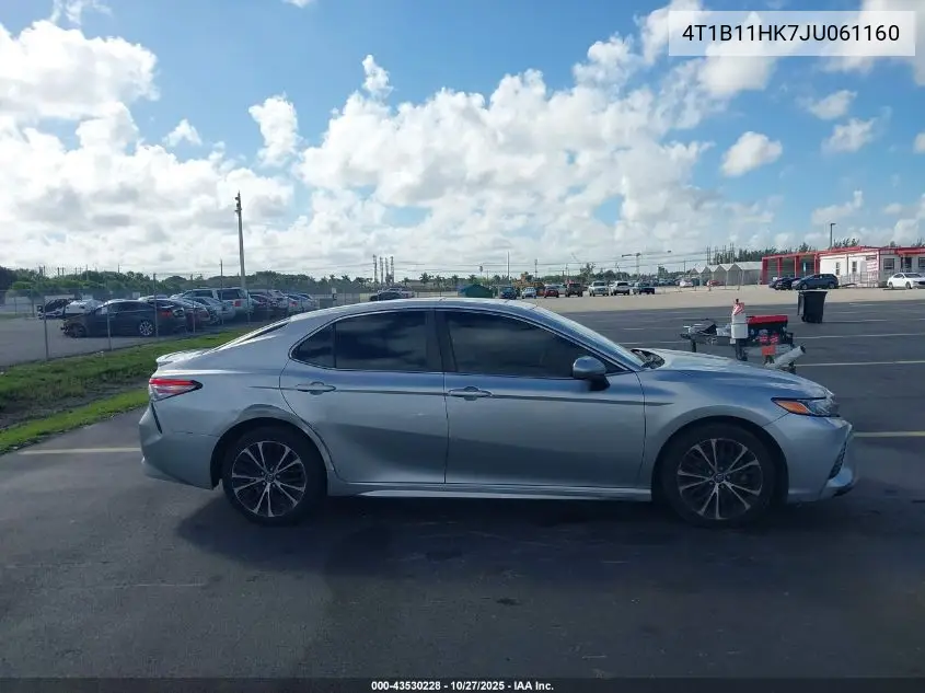 4T1B11HK7JU061160 2018 Toyota Camry Se
