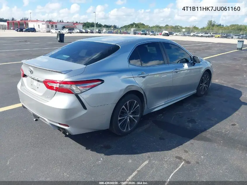 4T1B11HK7JU061160 2018 Toyota Camry Se