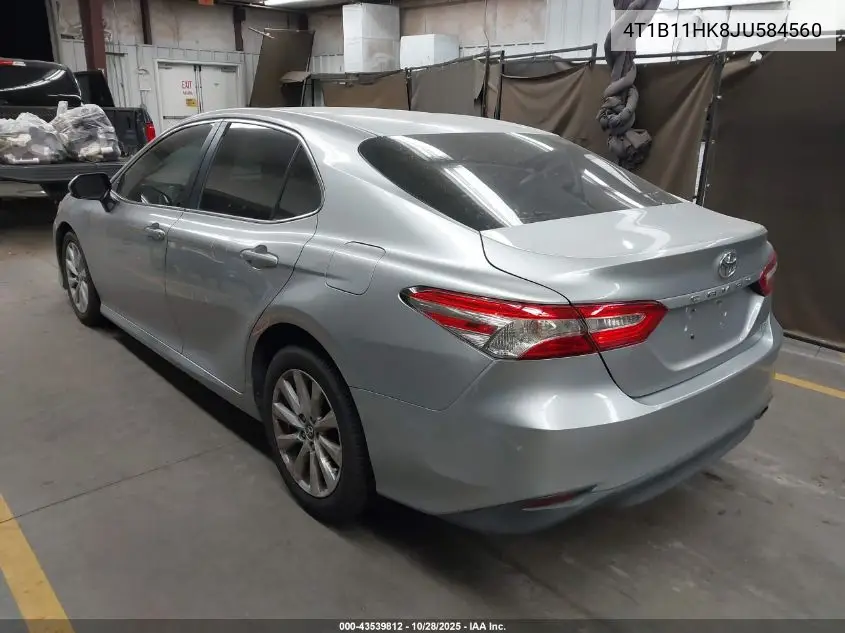 4T1B11HK8JU584560 2018 Toyota Camry Le