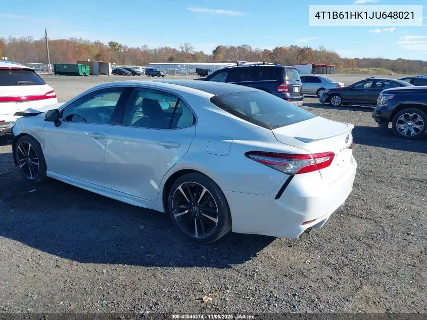 4T1B61HK1JU648021 2018 Toyota Camry Xse