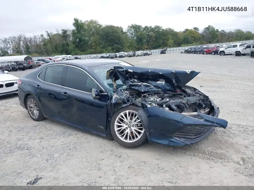 4T1B11HK4JU588668 2018 Toyota Camry Xle