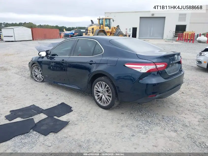 4T1B11HK4JU588668 2018 Toyota Camry Xle