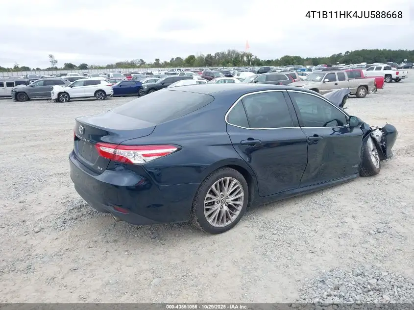 4T1B11HK4JU588668 2018 Toyota Camry Xle