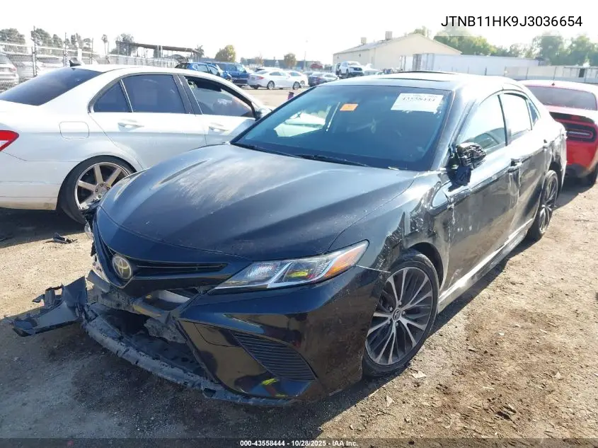 JTNB11HK9J3036654 2018 Toyota Camry Se